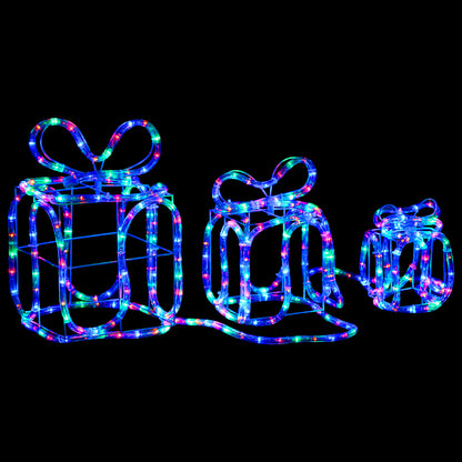 Christmas Decoration Gift Boxes with 180 LEDs Indoor Outdoor - OLBRIT
