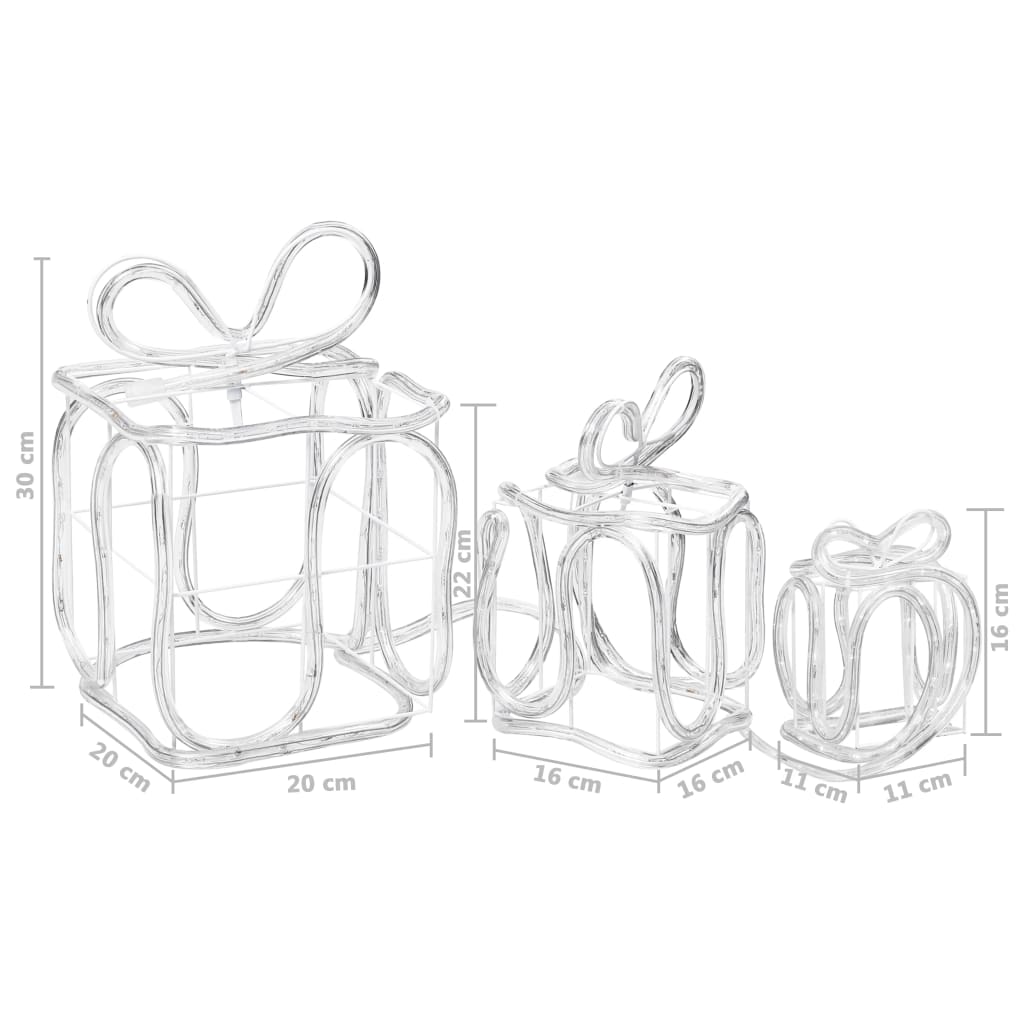 Christmas Decoration Gift Boxes with 180 LEDs Indoor Outdoor - OLBRIT