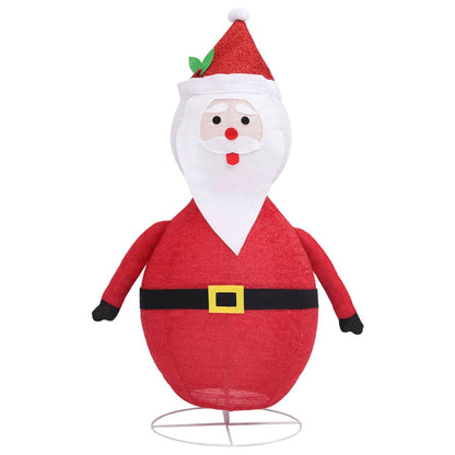 Decorative Christmas Santa Claus Figure LED Luxury Fabric 90cm - OLBRIT