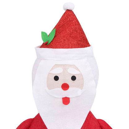 Decorative Christmas Santa Claus Figure LED Luxury Fabric 120cm - OLBRIT