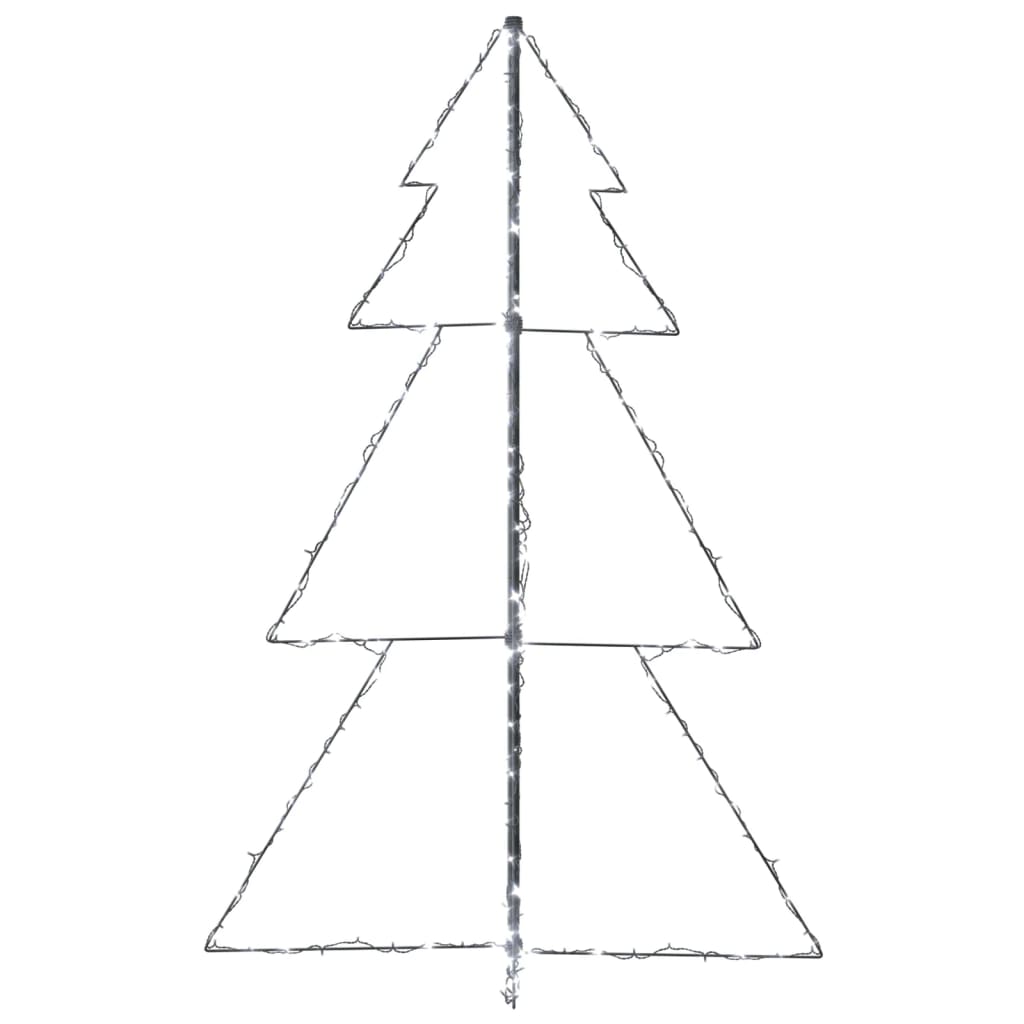 Christmas Cone Tree 200 LEDs Indoor and Outdoor 98x150 cm - OLBRIT