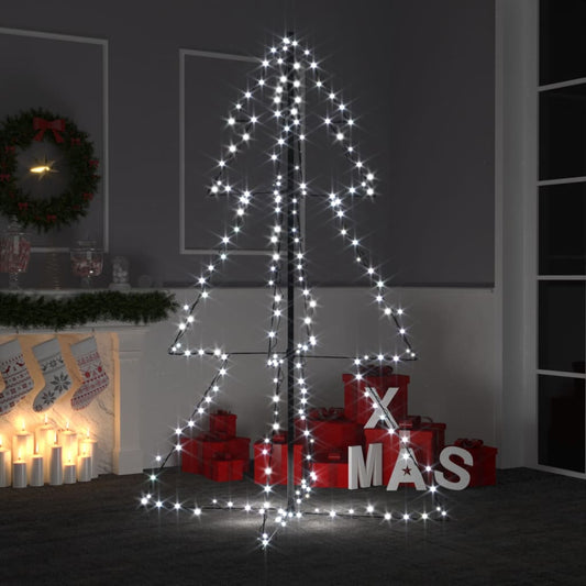 Christmas Cone Tree 200 LEDs Indoor and Outdoor 98x150 cm - OLBRIT