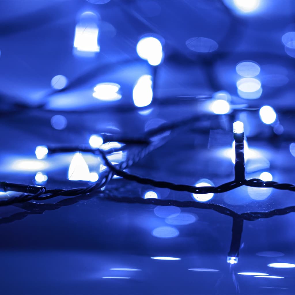 Light String with 400 LEDs Blue 40 m 8 Light Effects - OLBRIT