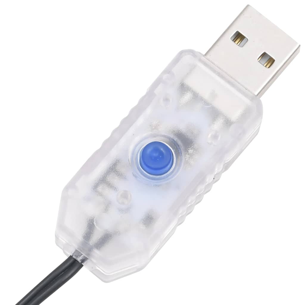 Light String with 400 LEDs Blue 40 m 8 Light Effects - OLBRIT