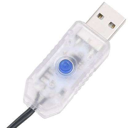 Light String with 400 LEDs Blue 40 m 8 Light Effects - OLBRIT
