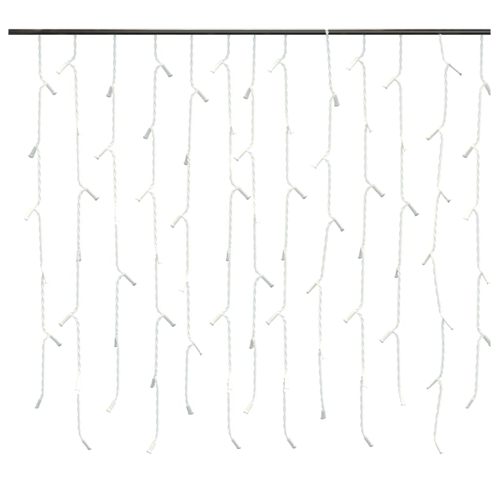 LED Curtain Icicle Lights 10m 400 LED Blue 8 Function - OLBRIT