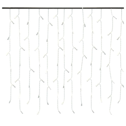 LED Curtain Icicle Lights 10m 400 LED Blue 8 Function - OLBRIT