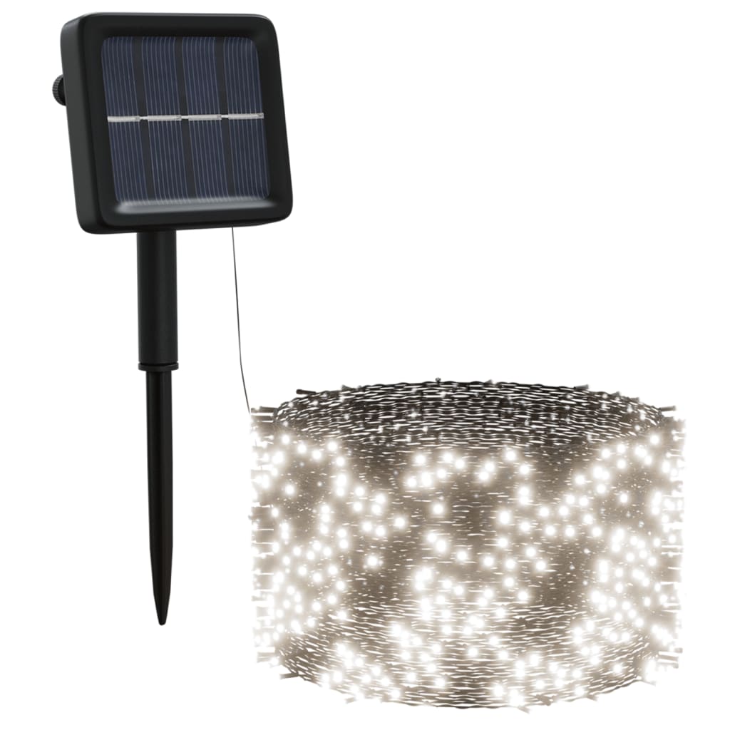 Solar Fairy Lights 5 pcs 5x200 LED Cold White Indoor Outdoor - OLBRIT