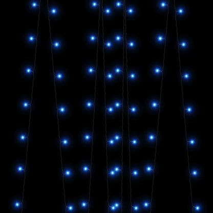 Solar Fairy Lights 5 pcs 5x200 LED Blue Indoor Outdoor - OLBRIT