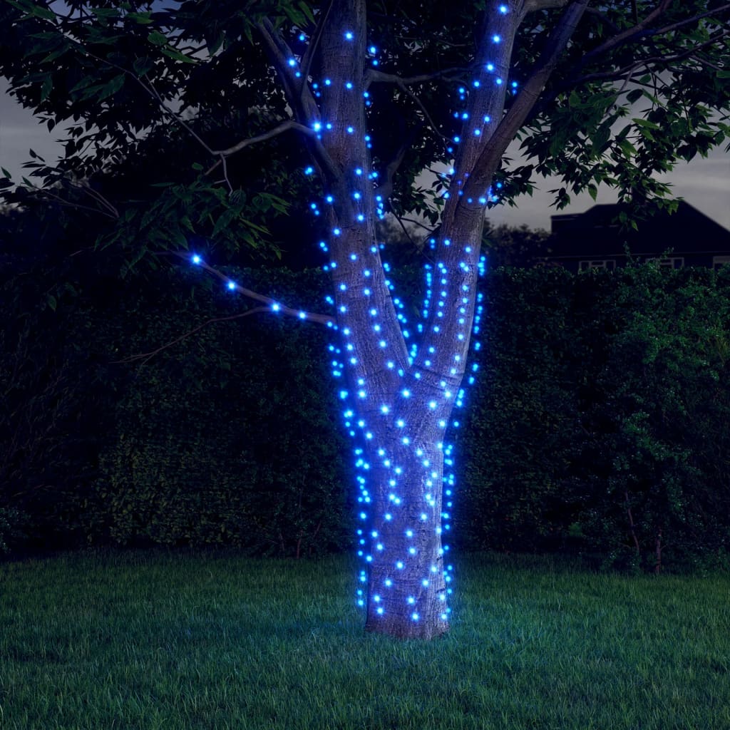 Solar Fairy Lights 5 pcs 5x200 LED Blue Indoor Outdoor - OLBRIT