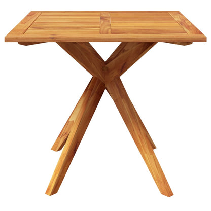 Solid Wood Acacia Garden Table 85x85x75 cm - OLBRIT