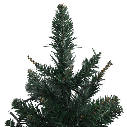 Artificial Pre-lit Christmas Tree with Stands Green 60 cm PVC - OLBRIT