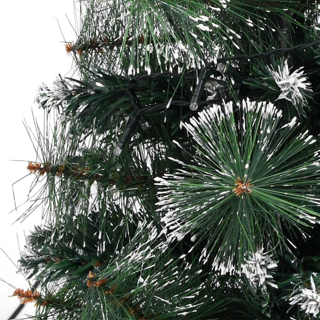 Artificial Pre-lit Christmas Tree with Stands Green 60 cm PVC - OLBRIT
