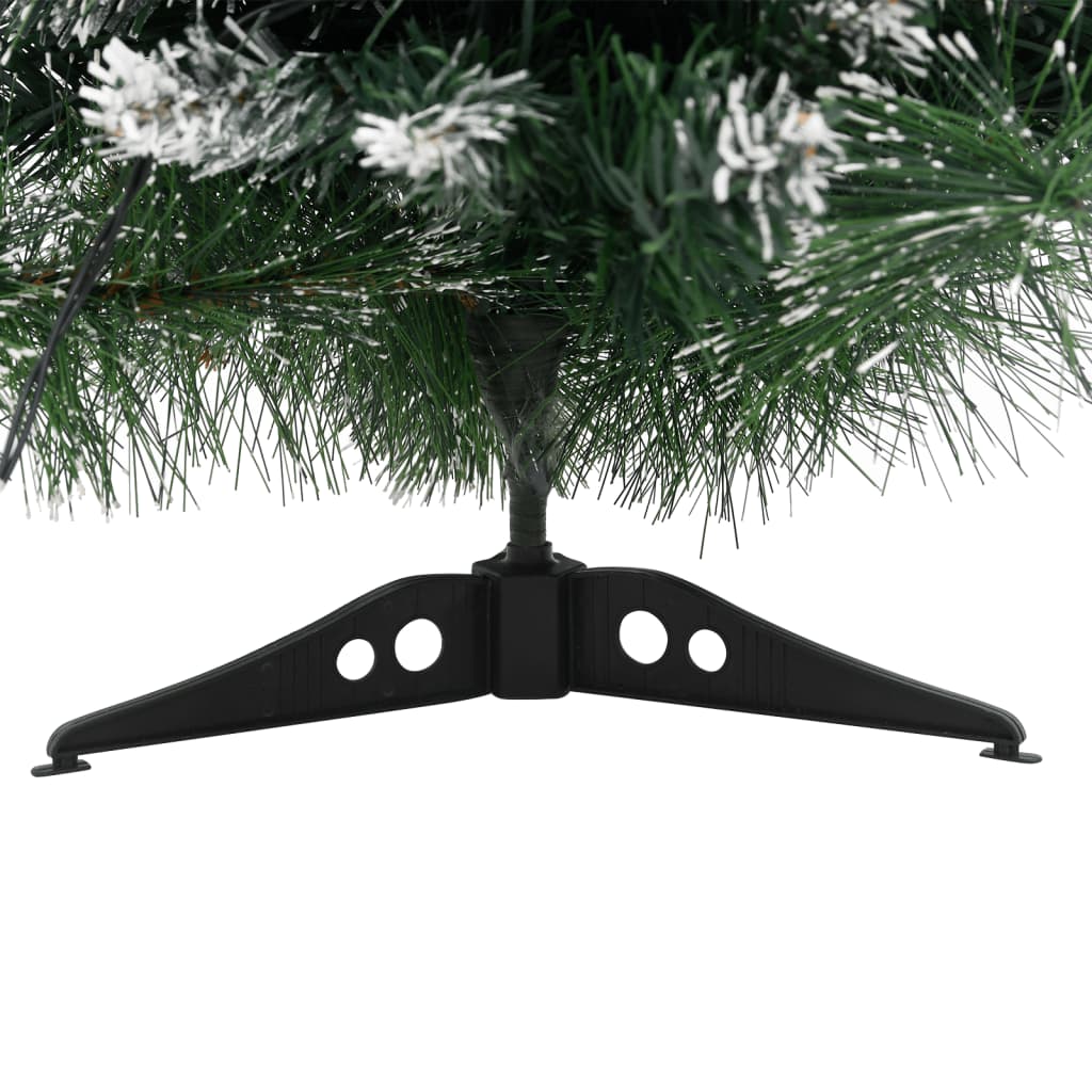 Artificial Pre-lit Christmas Tree with Stands Green 60 cm PVC - OLBRIT