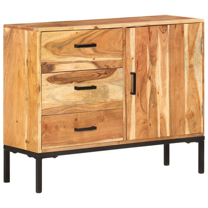 Sideboard 88x30x73 cm Solid Acacia Wood - OLBRIT
