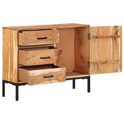 Sideboard 88x30x73 cm Solid Acacia Wood - OLBRIT