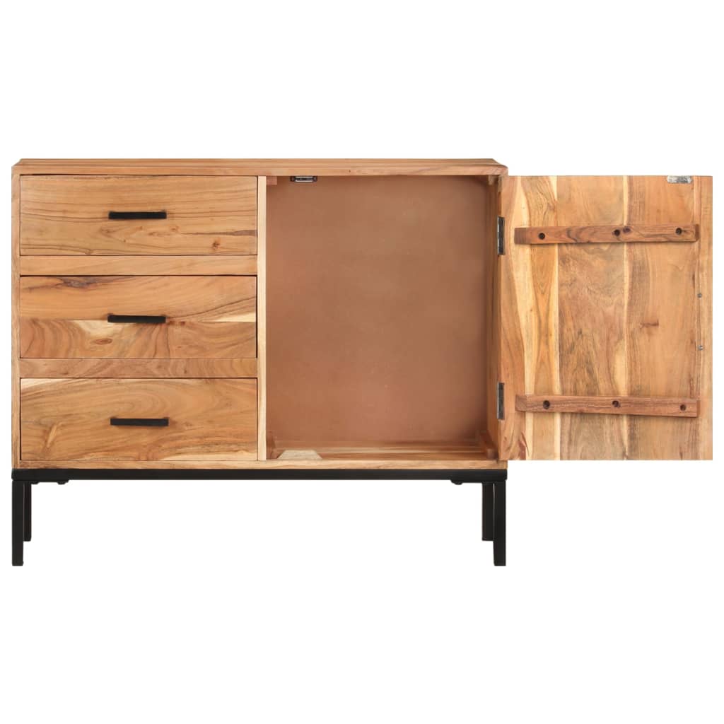 Sideboard 88x30x73 cm Solid Acacia Wood - OLBRIT