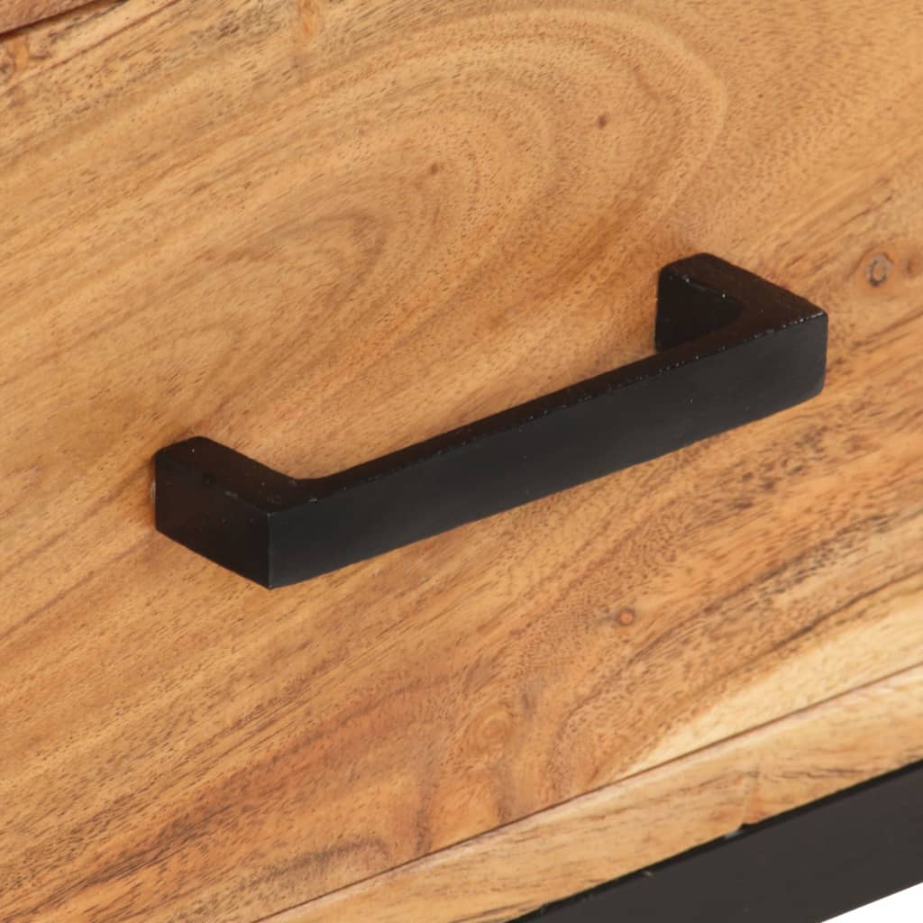 Sideboard 88x30x73 cm Solid Acacia Wood - OLBRIT