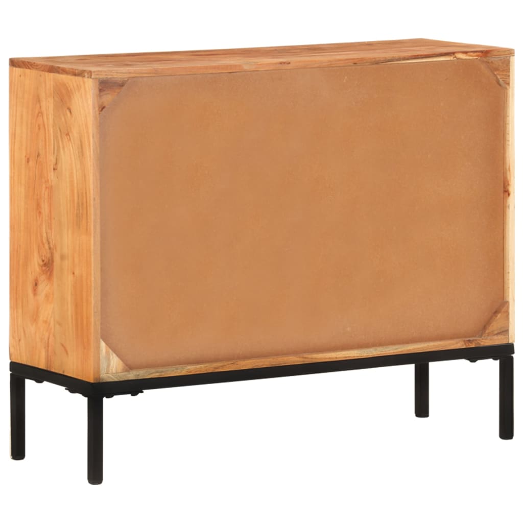 Sideboard 88x30x73 cm Solid Acacia Wood - OLBRIT