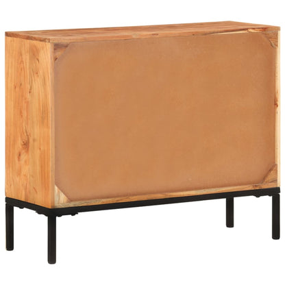 Sideboard 88x30x73 cm Solid Acacia Wood - OLBRIT