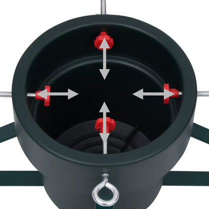 Christmas Tree Stand Black 46x46x19 cm - OLBRIT