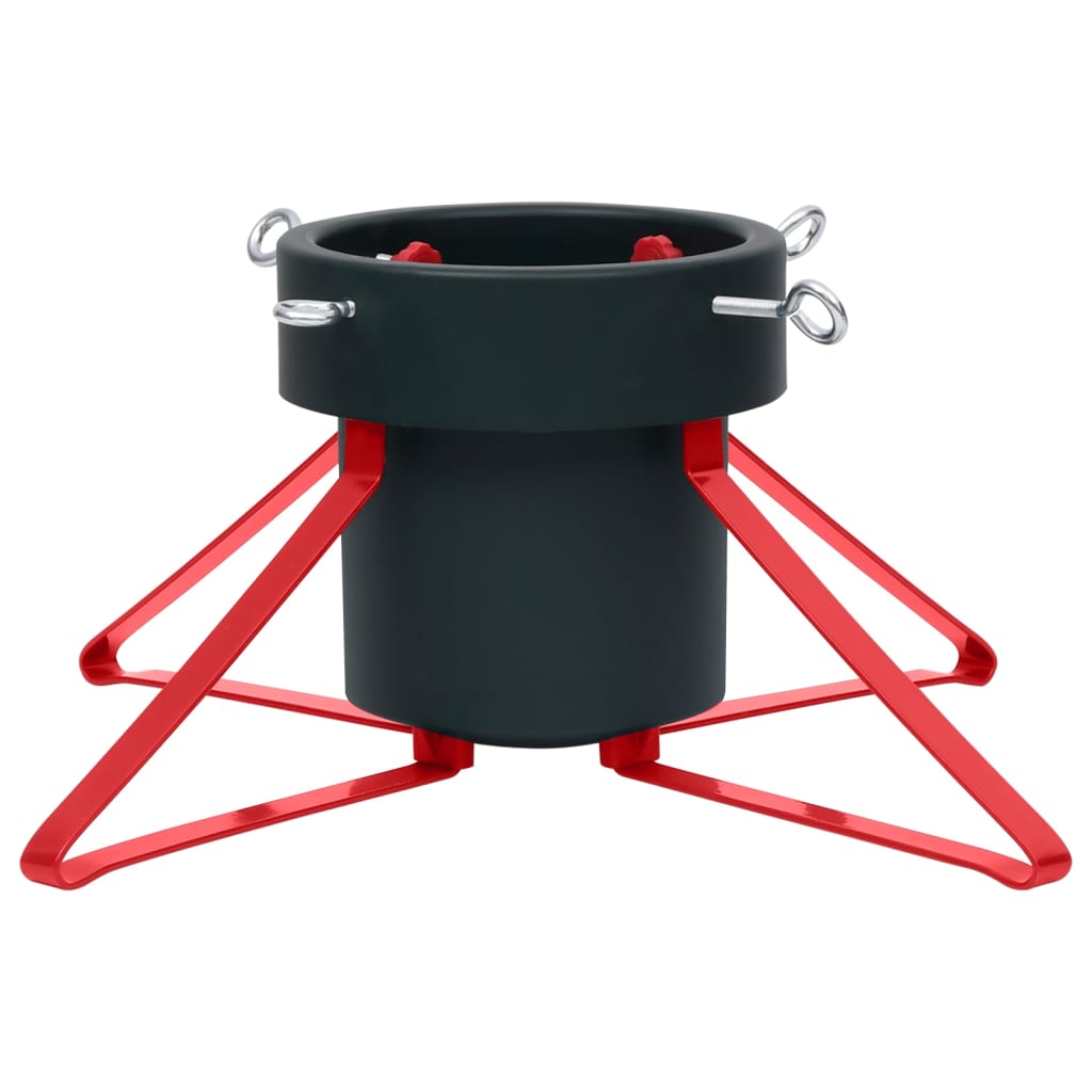 Christmas Tree Stand Green and Red 46x46x19 cm - OLBRIT