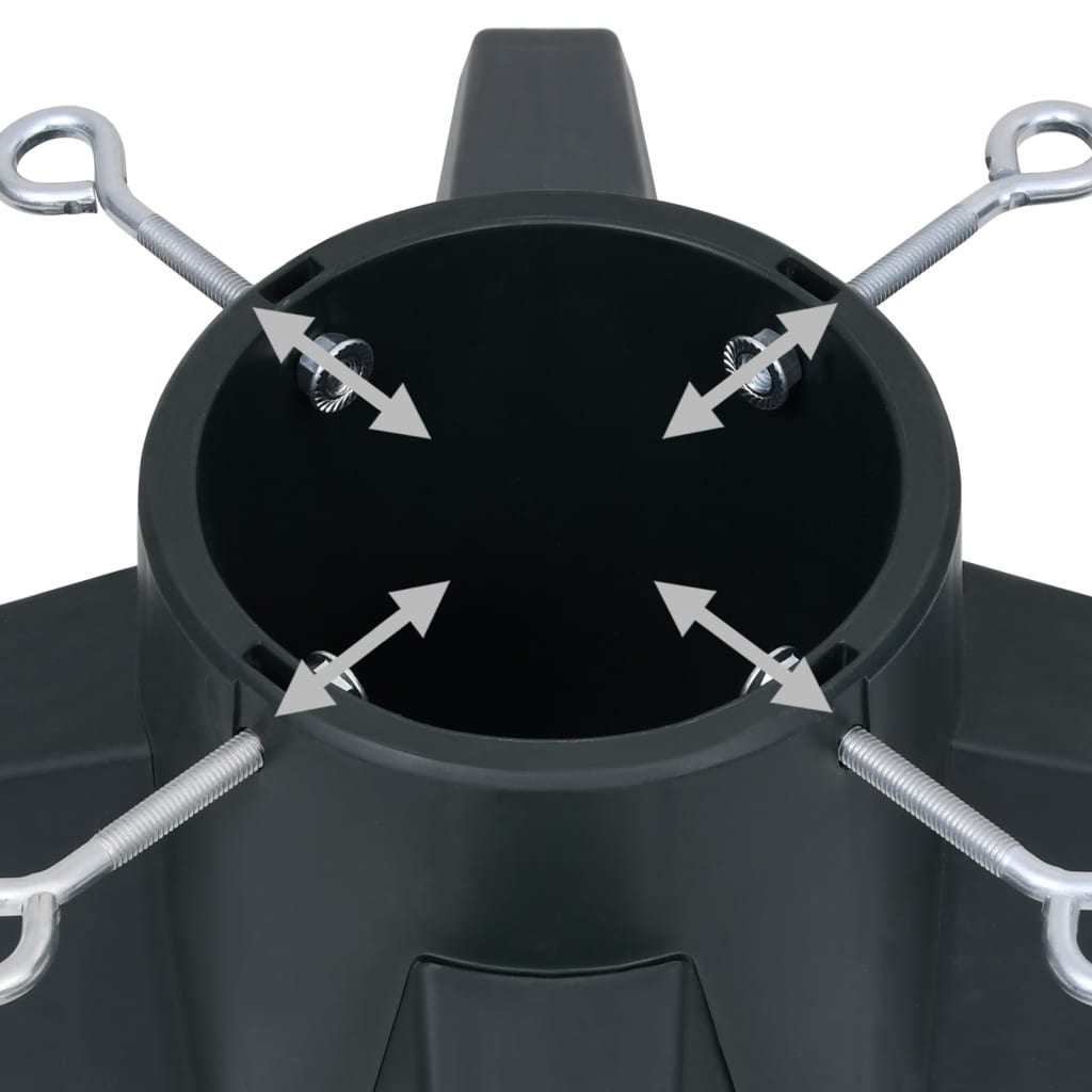 Christmas Tree Stand Green 55.5x55.5x15 cm - OLBRIT