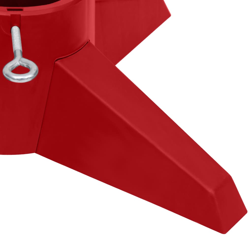 Christmas Tree Stand Red 55.5x55.5x15 cm - OLBRIT