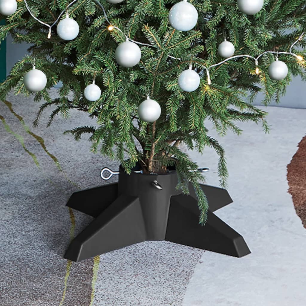 Christmas Tree Stand Grey 55.5x55.5x15 cm - OLBRIT