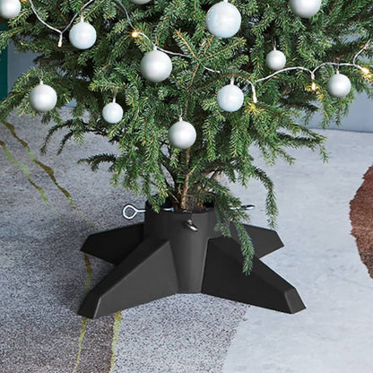 Christmas Tree Stand Grey 55.5x55.5x15 cm - OLBRIT