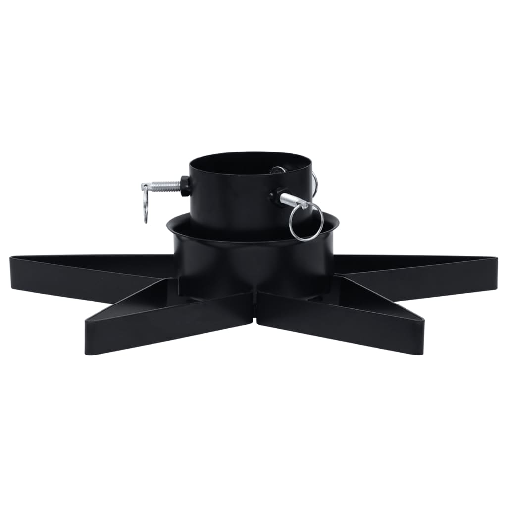 Christmas Tree Stand Black 47x47x13.5 cm - OLBRIT