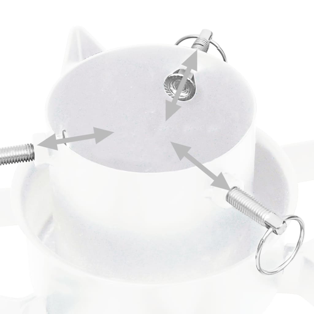 Christmas Tree Stand White 47x47x13.5 cm - OLBRIT