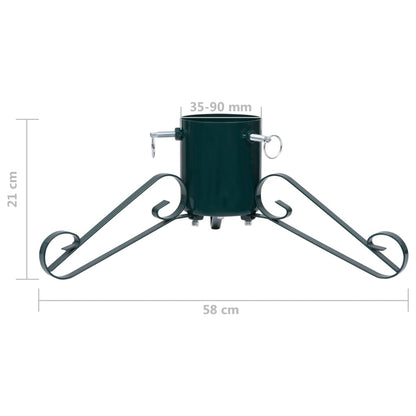 Christmas Tree Stand Green 58x58x21 cm - OLBRIT
