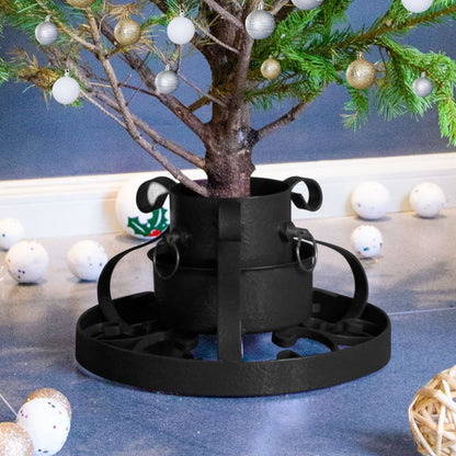 Christmas Tree Stand Black 29x29x15.5 cm - OLBRIT