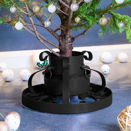 Christmas Tree Stand Black 29x29x15.5 cm - OLBRIT