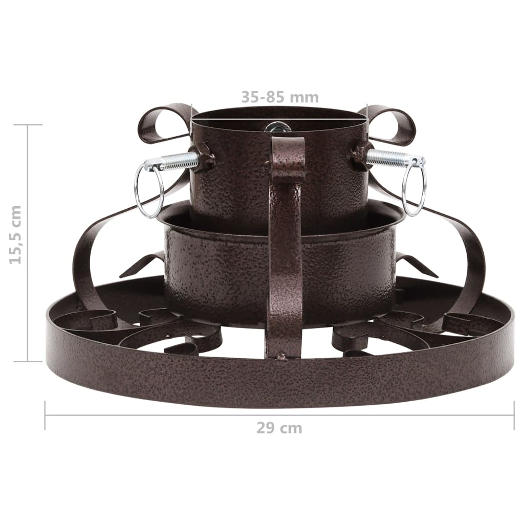 Christmas Tree Stand Antique Copper 29x29x15.5 cm - OLBRIT