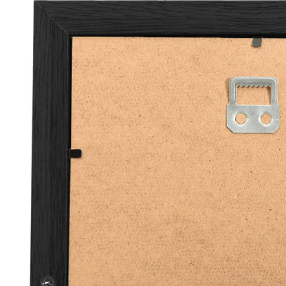 Collage Photo Frame for 10x(13x18 cm) Picture Black MDF - OLBRIT