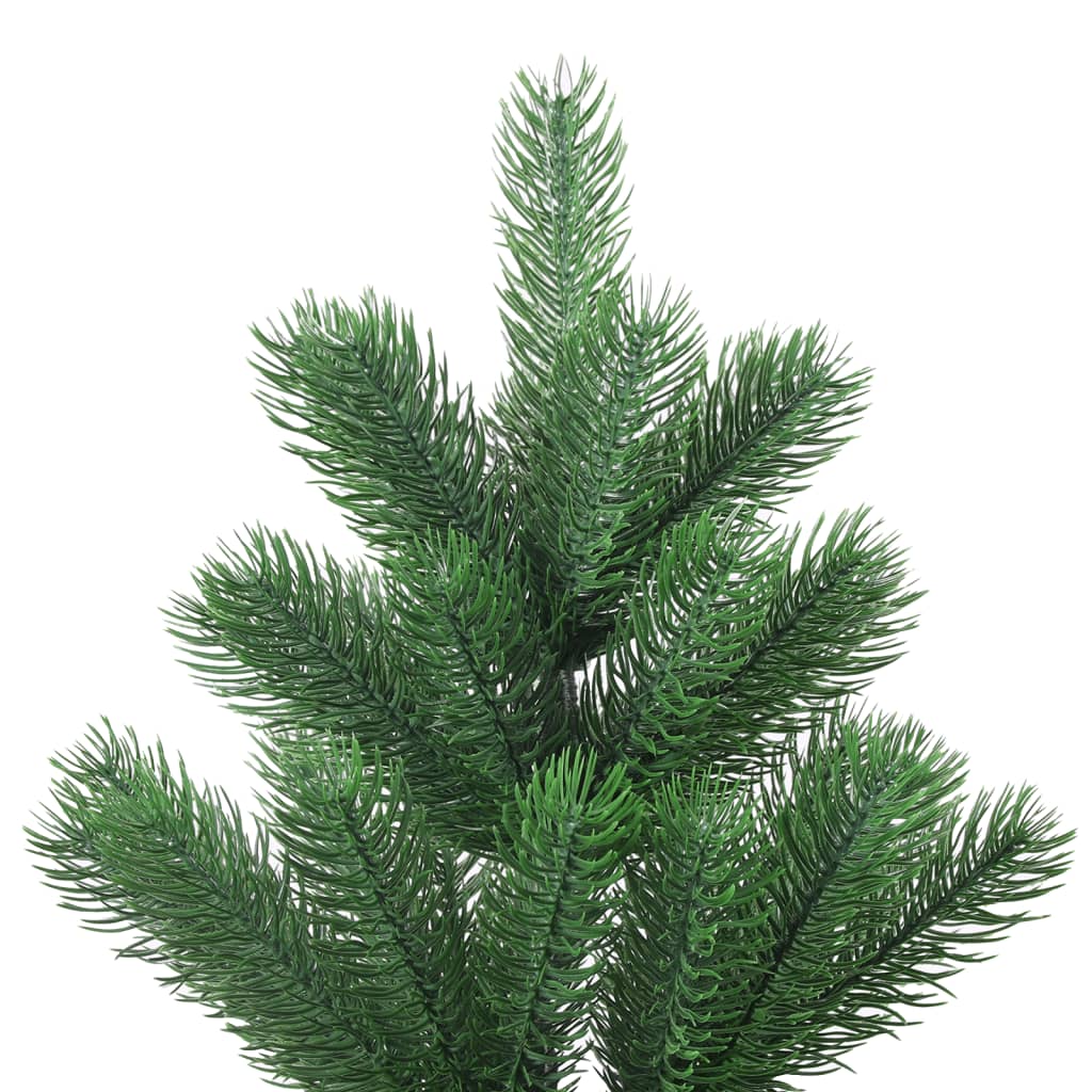 Nordmann Fir Artificial Christmas Tree LED & Ball Set Green 180cm - OLBRIT