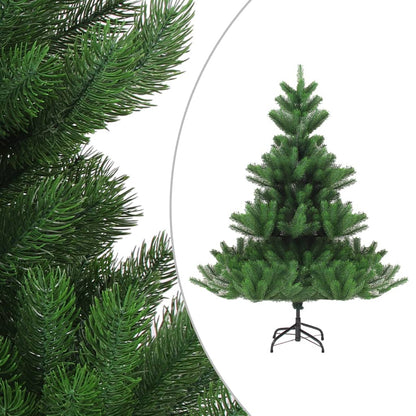 Nordmann Fir Artificial Christmas Tree LED & Ball Set Green 210cm - OLBRIT