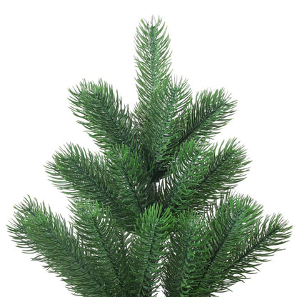 Nordmann Fir Artificial Christmas Tree LED & Ball Set Green 210cm - OLBRIT