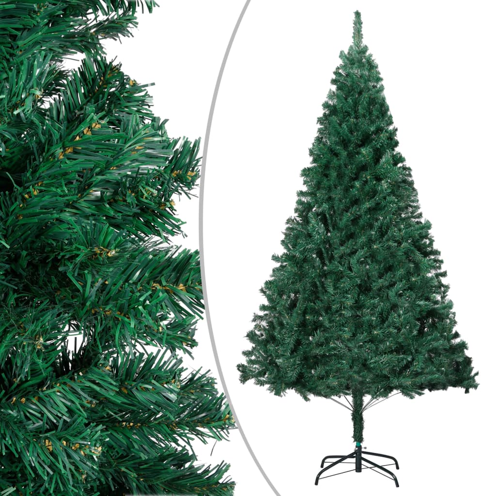 Artificial Pre-lit Christmas Tree with Ball Set Green 120 cm PVC - OLBRIT