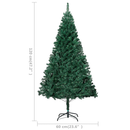 Artificial Pre-lit Christmas Tree with Ball Set Green 120 cm PVC - OLBRIT