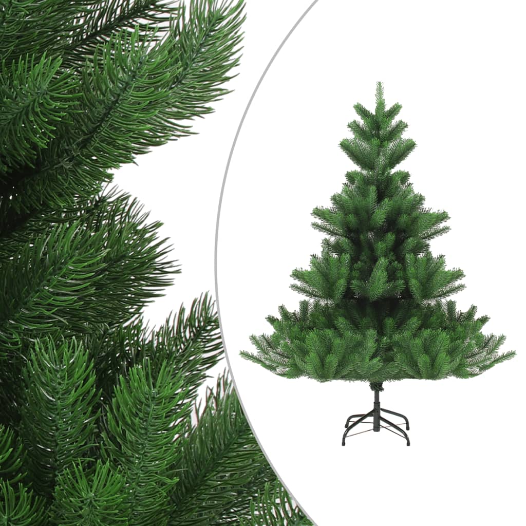 Nordmann Fir Artificial Christmas Tree LED & Ball Set Green 120cm - OLBRIT
