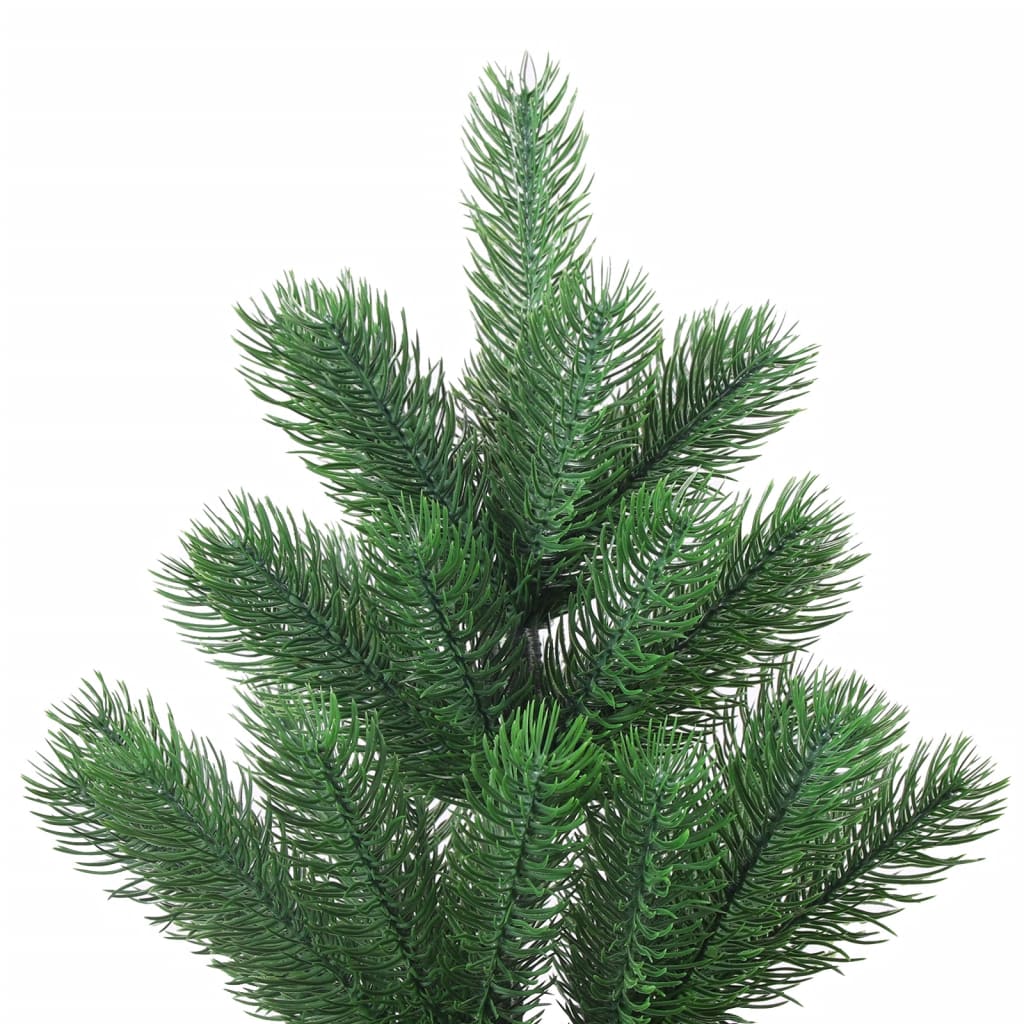 Nordmann Fir Artificial Christmas Tree LED & Ball Set Green 120cm - OLBRIT