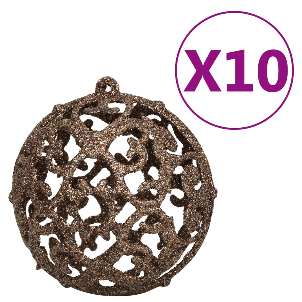 Artificial Pre-lit Christmas Tree with Ball Set & Pine Cones 210 cm - OLBRIT