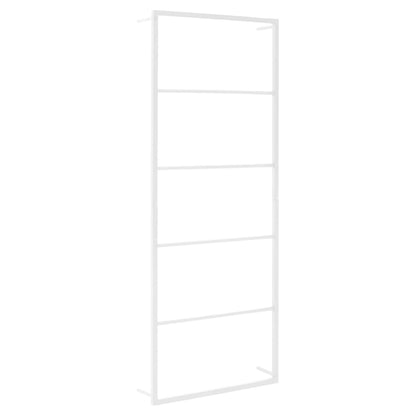 Towel Rack White 45x10x115 cm Steel - OLBRIT