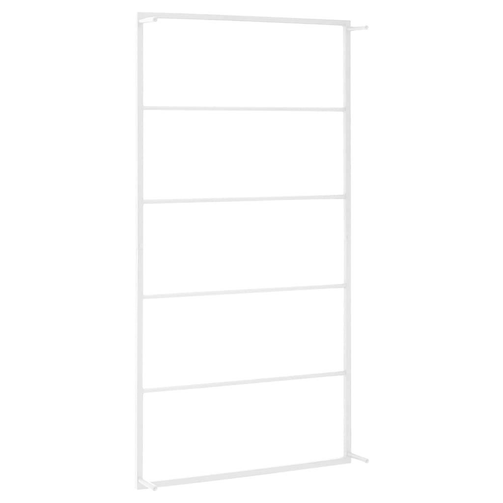 vidaXL Towel Rack White 60x10x116 cm Steel - OLBRIT