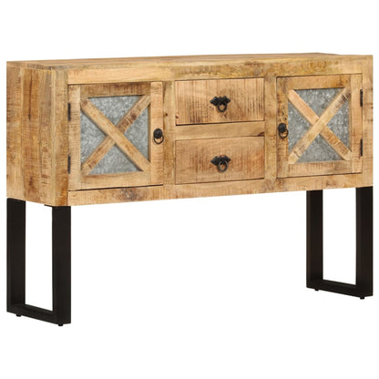 Sideboard 110x30x74 cm Rough Mango Wood - OLBRIT