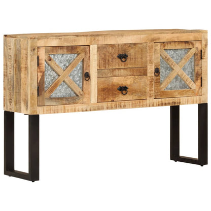Sideboard 110x30x74 cm Rough Mango Wood - OLBRIT