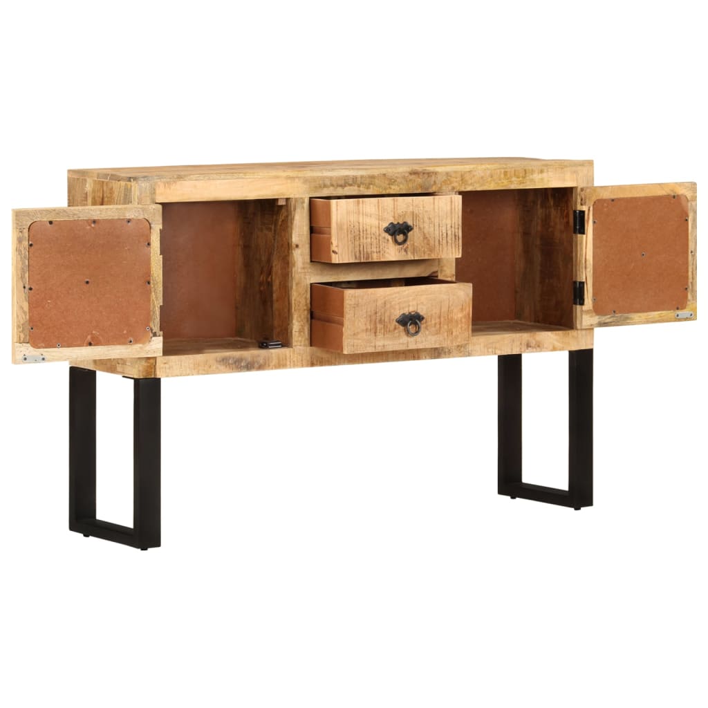 Sideboard 110x30x74 cm Rough Mango Wood - OLBRIT